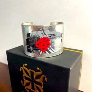 Rustic Cuff Limited Cuff Red Daisy Bicycyle